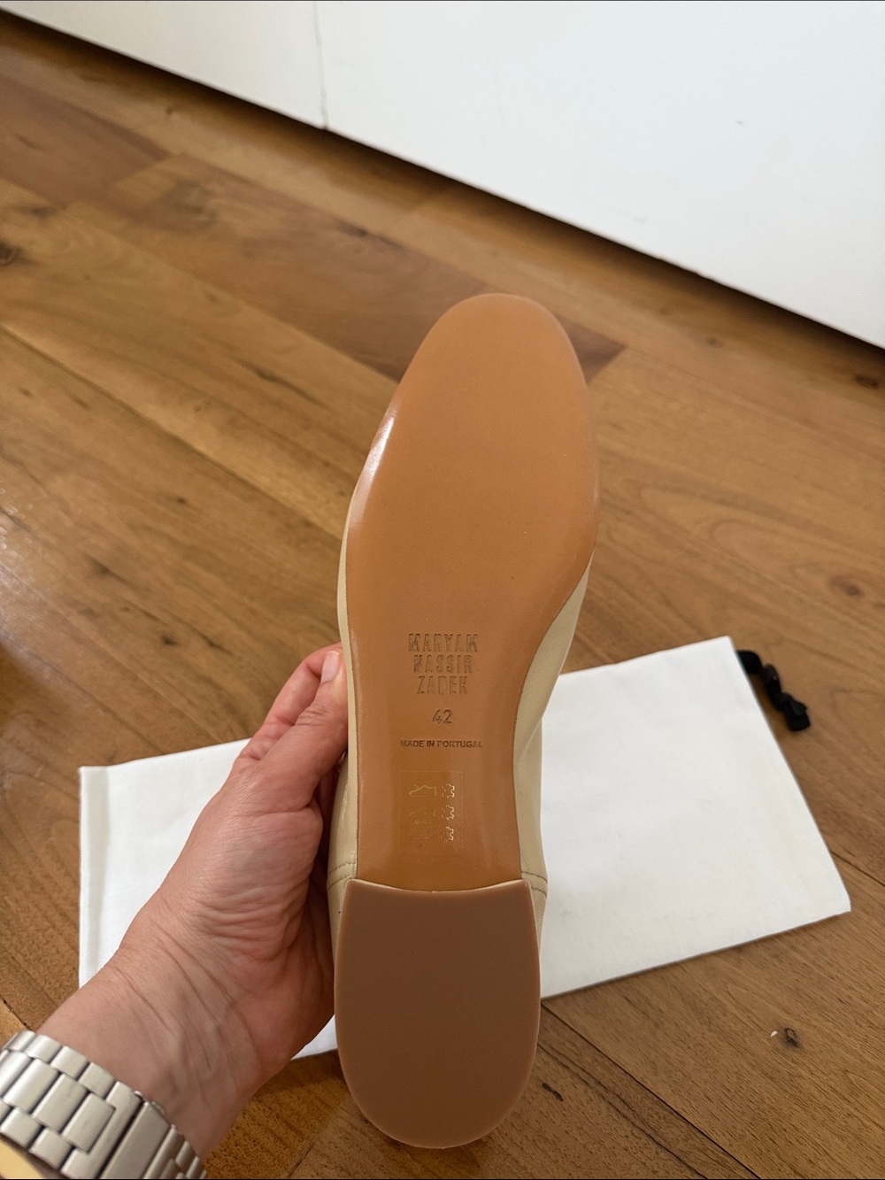 Maryam Nassir Zadeh Brand New Serafina Flats in Bulgur - Picture 4 of 15
